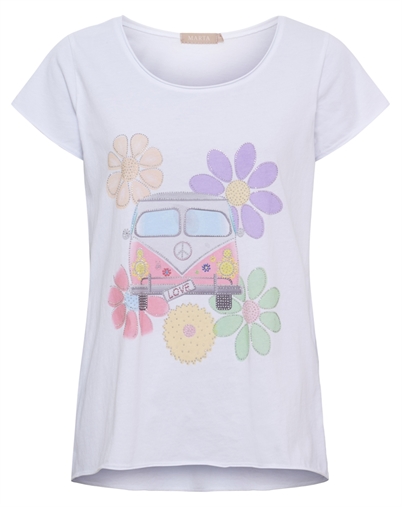 Marta Du Chateau - MDCMarie T-Shirt - Flower Bus